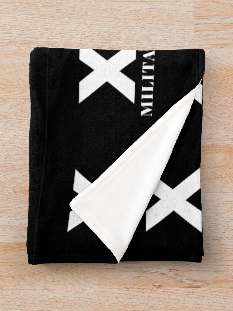 Thumbnail 3 of 6, Throw Blanket, X MILITARY designed and sold by RobbiesMusic.