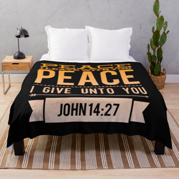 Item preview, Peace I leave with you Peace I give unto you John 14:27 designed and sold by TheRightHonMP.