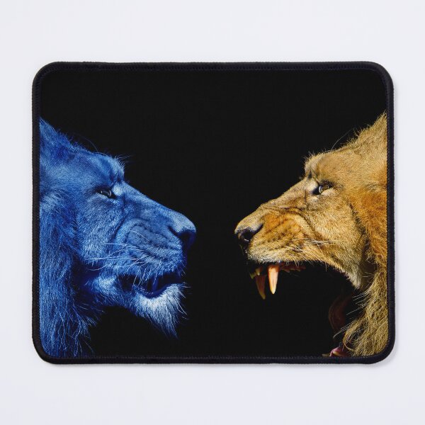 Item preview, Lions in black background , African male , wildlife animal designed and sold by MarketVisionAV.