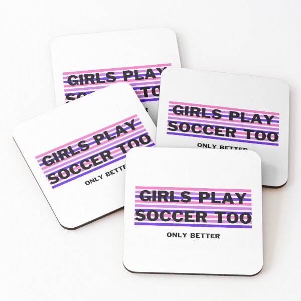 Item preview, Girls play soccer too. Only better designed and sold by TheGreenGoat.
