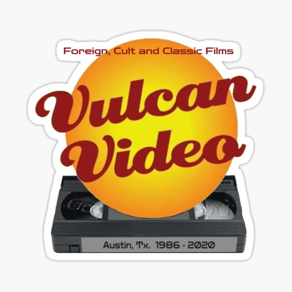 Item preview, Vulcan Video - Austin Tx (1984 -2020) designed and sold by YesterCool Designs.
