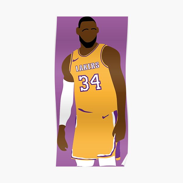 LeBron James Jersey Poster for Sale by designsheaven