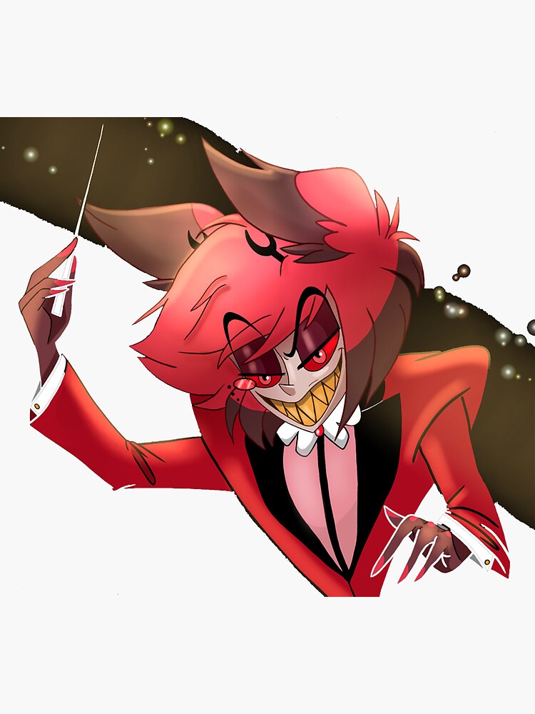 Alastor Radio Demon Hazbin Hotel Sticker For Sale By Piowear4you Redbubble