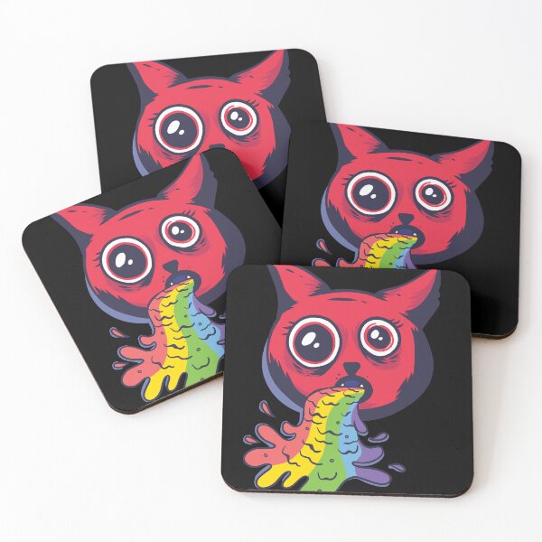 Item preview, Funny Vomiting Rainbow Cat designed and sold by MasterKlaw.
