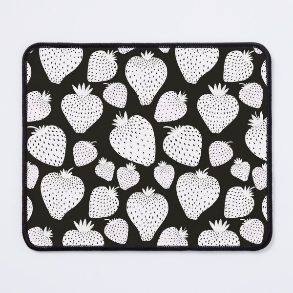 Item preview, monochrome strawberries designed and sold by AlineOAtelier.