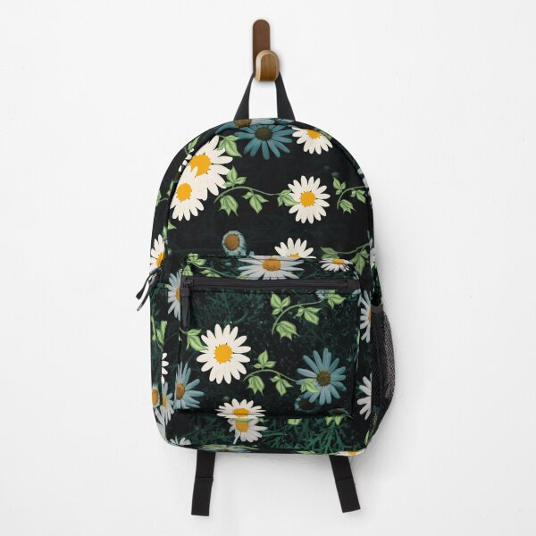 Item preview, Spring Floral Daisy Black and Yellow Print designed and sold by likedandelion.