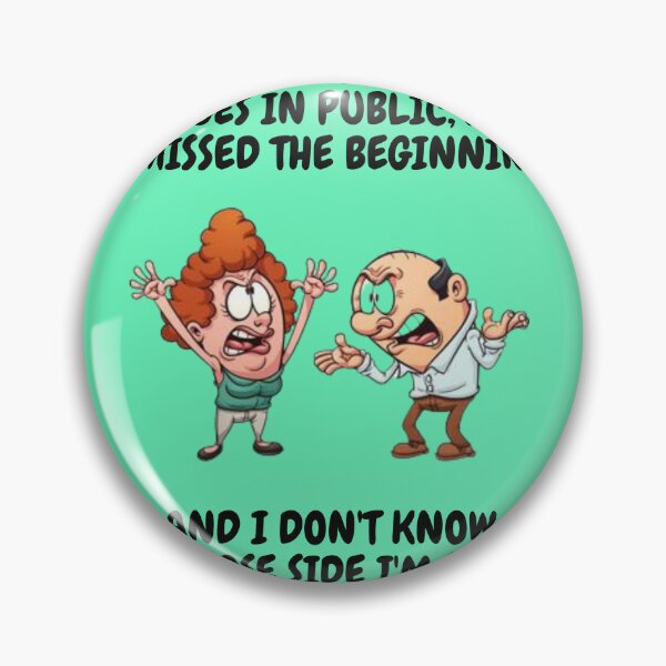 Item preview, I HATE WHEN A COUPLE ARGUES IN PUBLIC designed and sold by forgodandcountr.