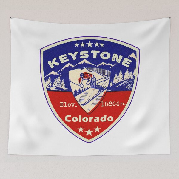 Item preview, Keystone Colorado Skiing Ski Mountains Skier designed and sold by DESTINATIONS DECAL.