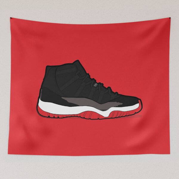 Item preview, Air Jordan 11 "Bred" designed and sold by Graphkicks.