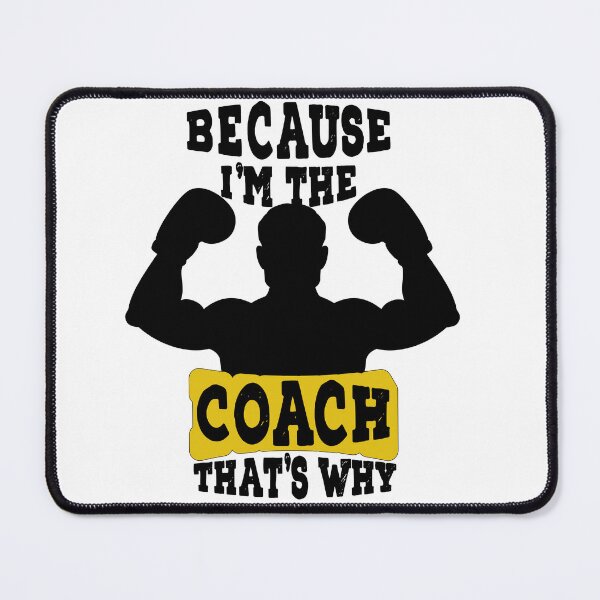 Item preview, Boxing Coaches Gloves icon Because I'm The Coach That's Why designed and sold by LouzaArte.