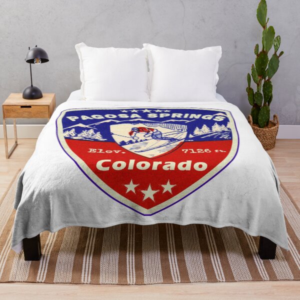 Item preview, Pagosa Springs Colorado Skiing Ski Mountains Skier designed and sold by DESTINATIONS DECAL.