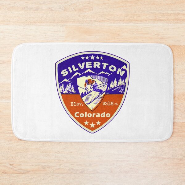 Item preview, Silverton Colorado Skiing Ski Mountains Skier designed and sold by DESTINATIONS DECAL.