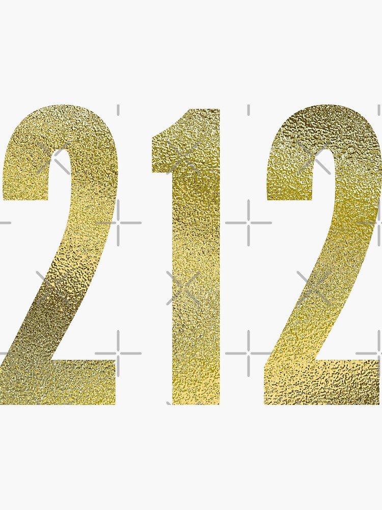 golden-area-code-212-sticker-for-sale-by-theroyalsass-redbubble