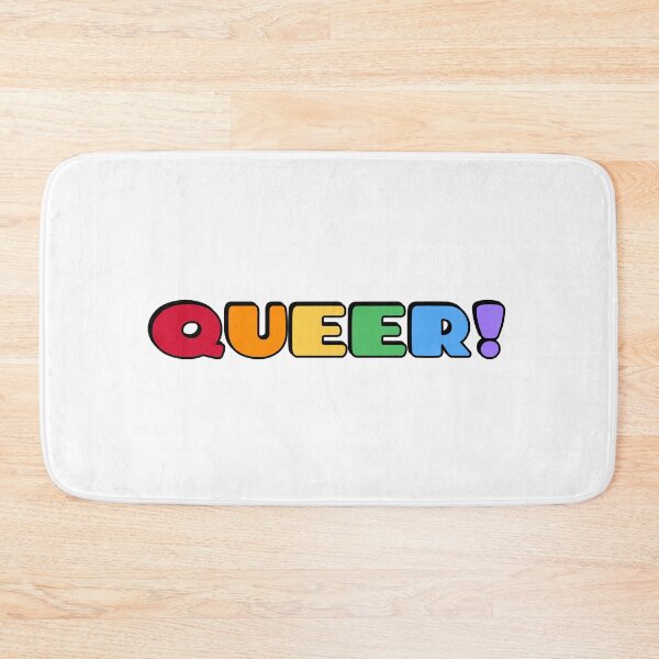 Item preview, QUEER rainbow colors designed and sold by Inspirationmotivation.
