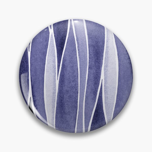 Item preview, Waterfall Abstract Art In Blue Purple Very Peri Abstract Wavy Line Decor III designed and sold by Irina Sztukowski.