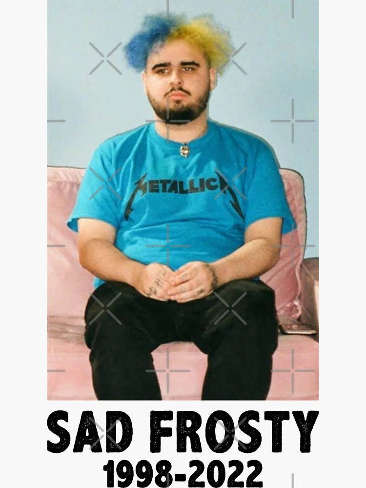 RIP sad frosty Shirt SAD FROSTY hip hop, Sticker for Sale by