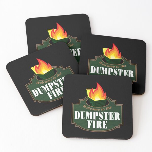 Item preview, Welcome to the Dumpster Fire designed and sold by DrawnBadlyArt.