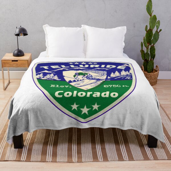 Item preview, Telluride Colorado Skiing Ski Mountains Skier designed and sold by DESTINATIONS DECAL.