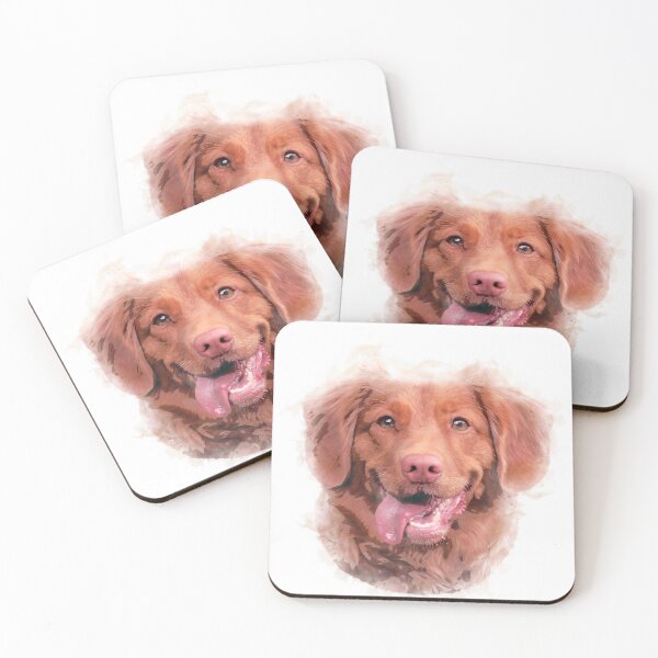 Item preview, Nova Scotia Duck Tolling Retriever Watercolour designed and sold by Typeglyphs.