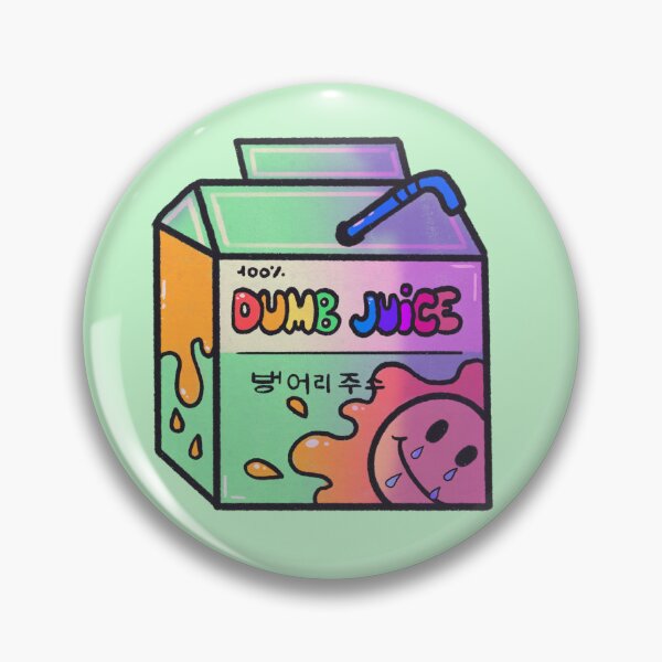 Item preview, Dumb juice funny aesthetic clown core kawaii kpop pastel design designed and sold by Aurora Cosentino.