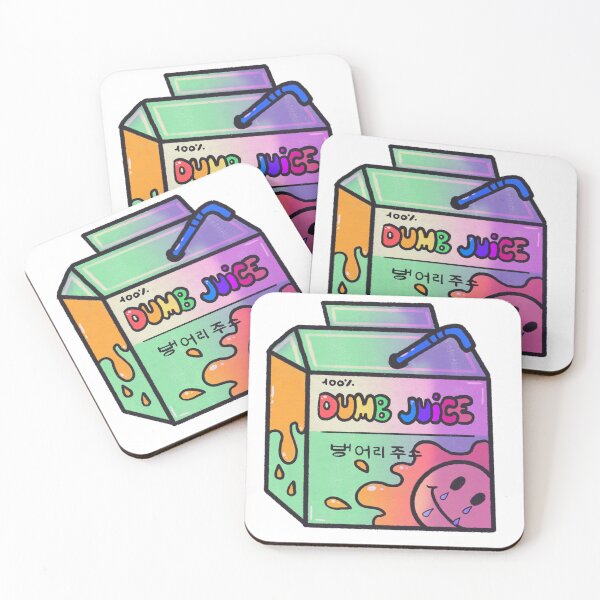 Item preview, Dumb juice funny aesthetic clown core kawaii kpop pastel design designed and sold by Aurora Cosentino.