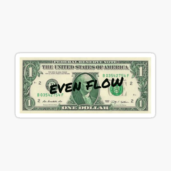 Item preview, Even Flow Dollar Bill designed and sold by Sparty37.