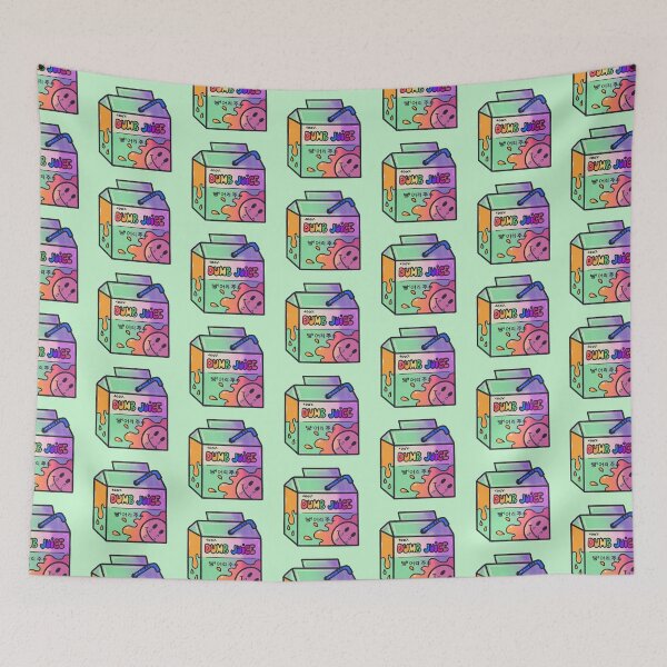 Item preview, Dumb juice funny aesthetic clown core kawaii kpop pastel design designed and sold by Aurora Cosentino.