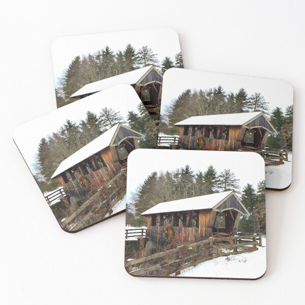 Item preview, Chester Covered Bridge Photo Winter designed and sold by kaitleenm.