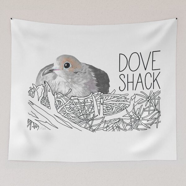 Item preview, Dove Shack (Mourning Dove) designed and sold by LauraWolfArtist.