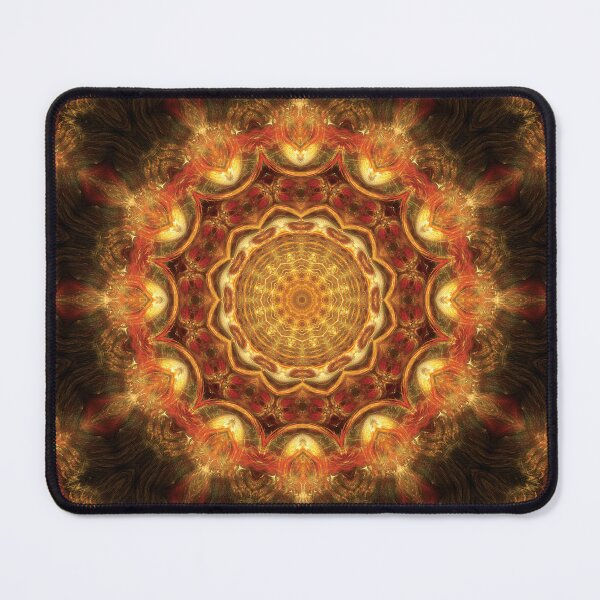 Item preview, 12-point mandala in gold, red, and umber designed and sold by effervescence.