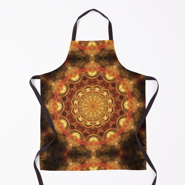 Item preview, 12-point mandala in gold, red, and umber designed and sold by effervescence.