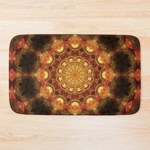 Item preview, 12-point mandala in gold, red, and umber designed and sold by effervescence.