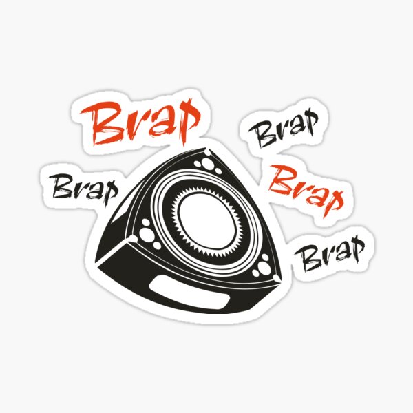 Brap Brap Rotor Sticker Car Parts & Accessories Electronics ...