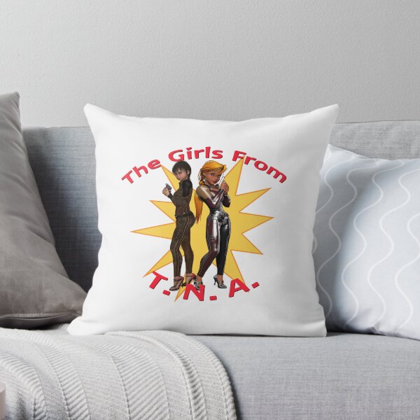 The Girls From TNA 001 Throw Pillow