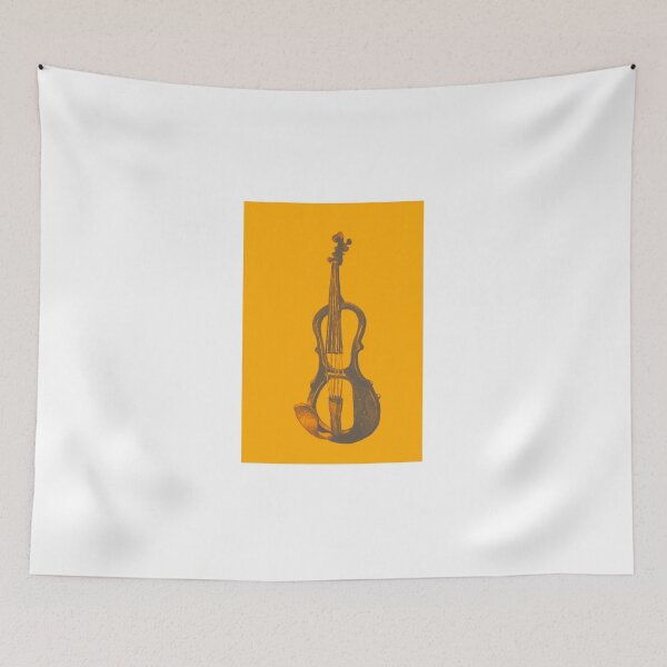 Item preview, Drawing of electric violin. Illustration.  designed and sold by oanaunciuleanu.