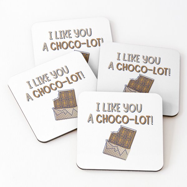 Item preview, I Like You A Choco-Lot! designed and sold by Pun Intended.