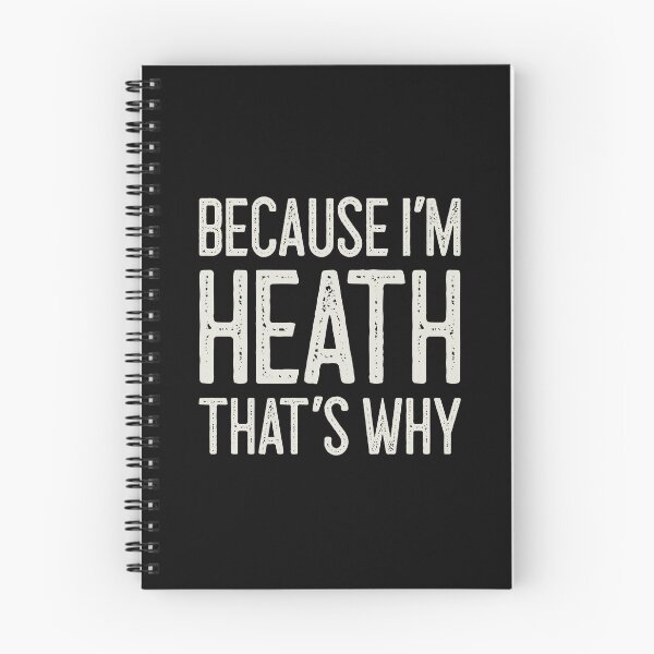 Item preview, Because I’m Heath That’s Why Funny Personalized Name designed and sold by MariosNydras.
