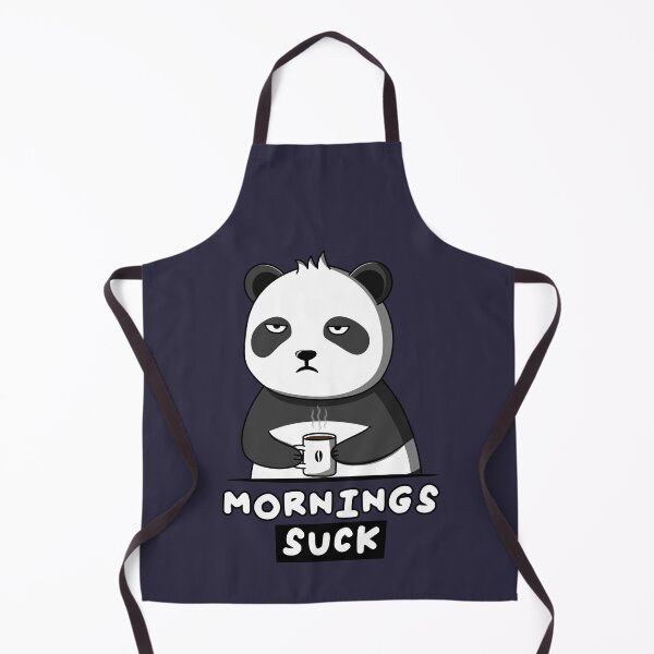 Item preview, Mornings Suck — Funny Panda designed and sold by ttttee.