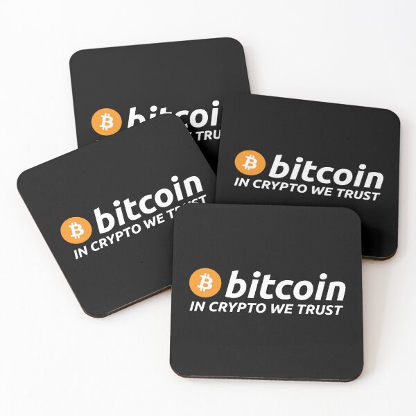 Item preview, Bitcoin, In crypto we trust designed and sold by Zexten.