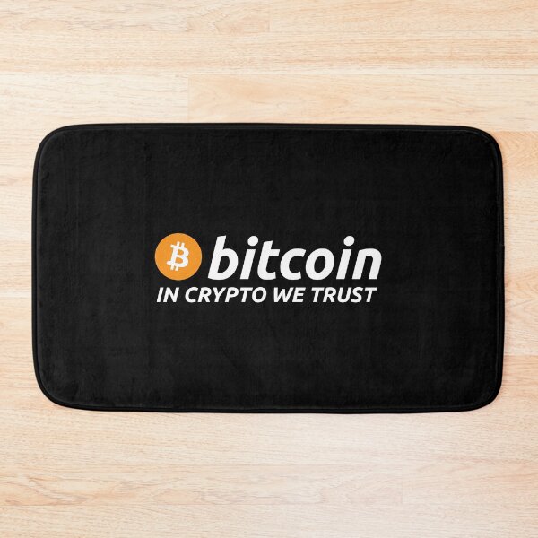 Item preview, Bitcoin, In crypto we trust designed and sold by Zexten.