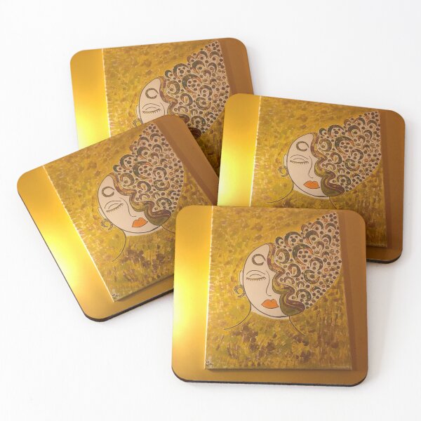Item preview, Golden girl in green designed and sold by Kini Sullivan-West.