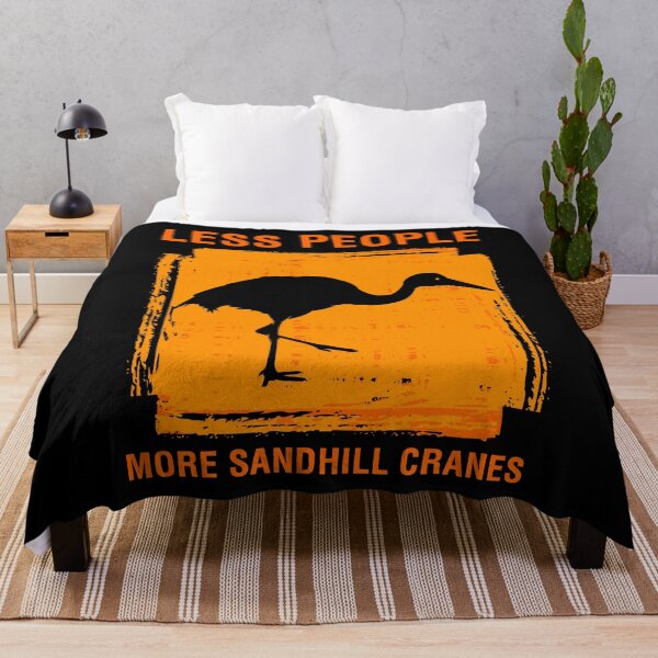 Item preview, Less People More Sandhill Cranes Birdwatcher Bird Lover design designed and sold by jakehughes2015.
