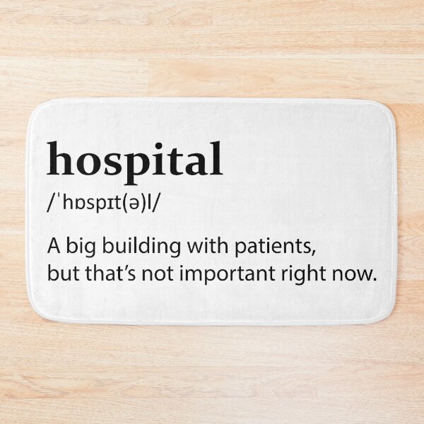 Item preview, Hospital Definition Airplane designed and sold by mattpanta.