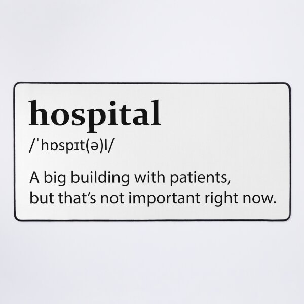 Item preview, Hospital Definition Airplane designed and sold by mattpanta.