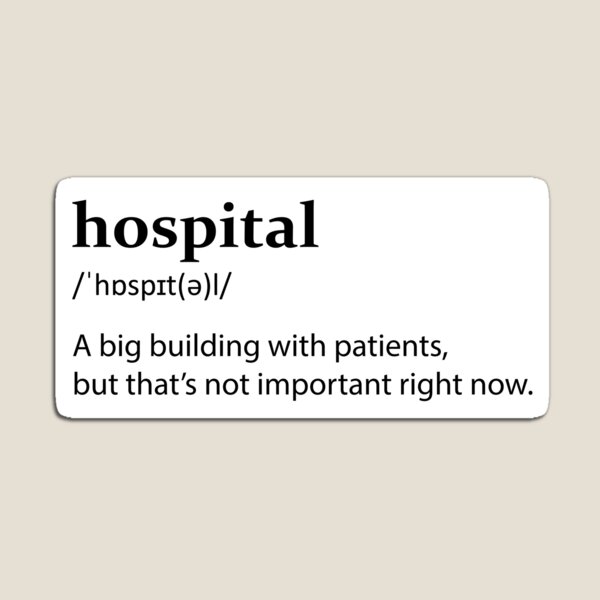 Item preview, Hospital Definition Airplane designed and sold by mattpanta.