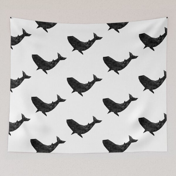 Item preview, black whale designed and sold by marwan elsaeed.