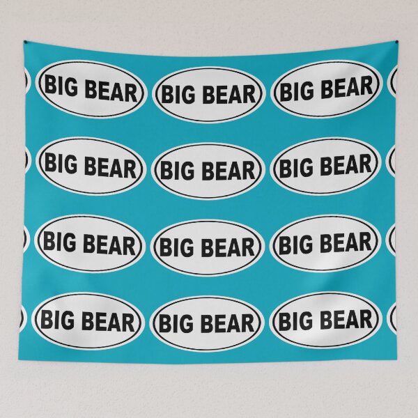 Item preview, Big Bear California Oval Design designed and sold by KWJphotoart.
