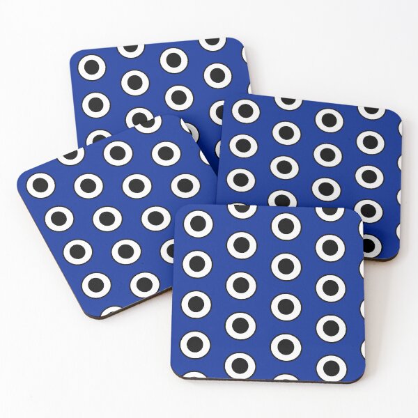 Item preview, Grovey dark blue Circle print designed and sold by DemonicGloom.