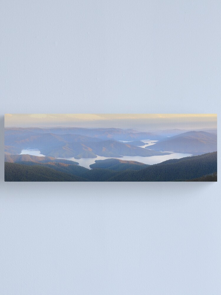 Thumbnail 2 of 3, Canvas Print, Lake Dartmouth, Mitta Valley, Victoria, Australia designed and sold by Michael Boniwell.