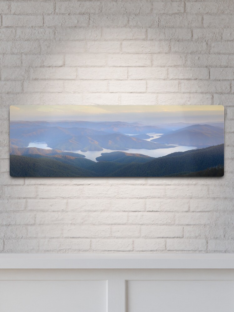 Thumbnail 2 of 4, Metal Print, Lake Dartmouth, Mitta Valley, Victoria, Australia designed and sold by Michael Boniwell.